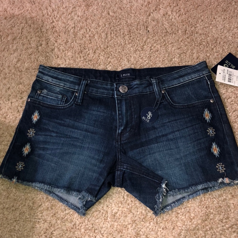 Denim shorts